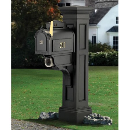 Lawnitator 5805B Liberty Mailbox Post- Black LA2621730